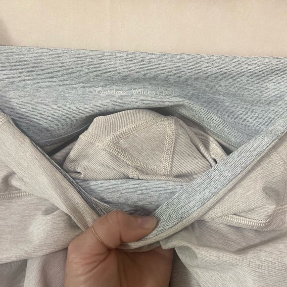 Outdoor Voices women's S 7/8 dipped oatmeal grey leggings EUC - Picture 7 of 9